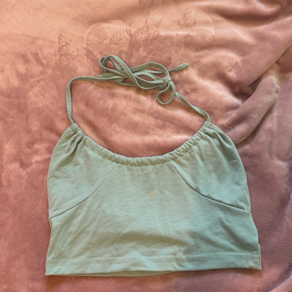 Halter top: you can wear it different ways by changing how you tie the straps